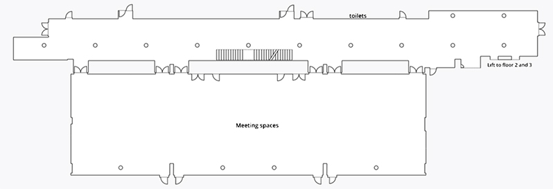 floorplan of the Kinnear Centre
